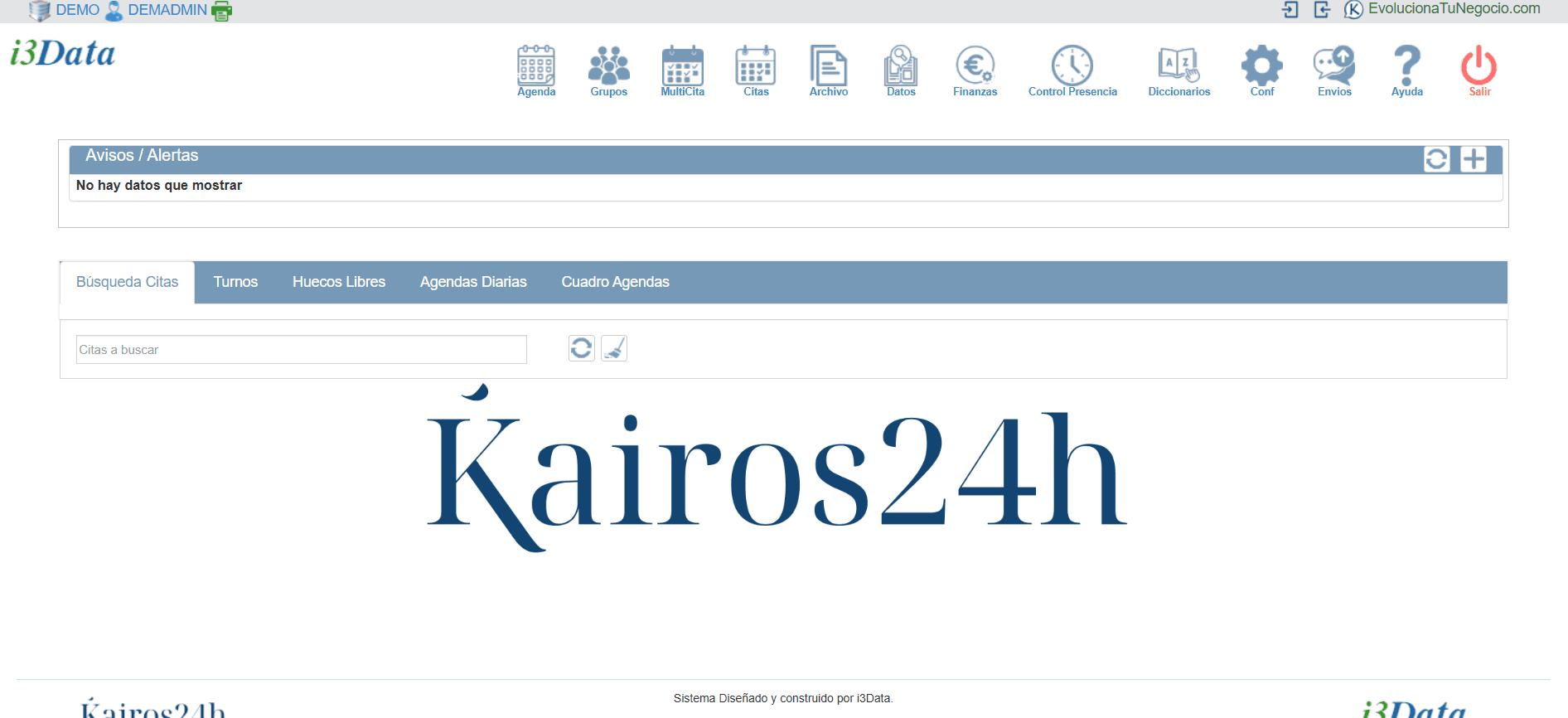 Agenda principal Kairos24h